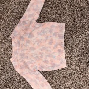 Treasure & Bond Pink and Blue Sweater Soft and Comfortable